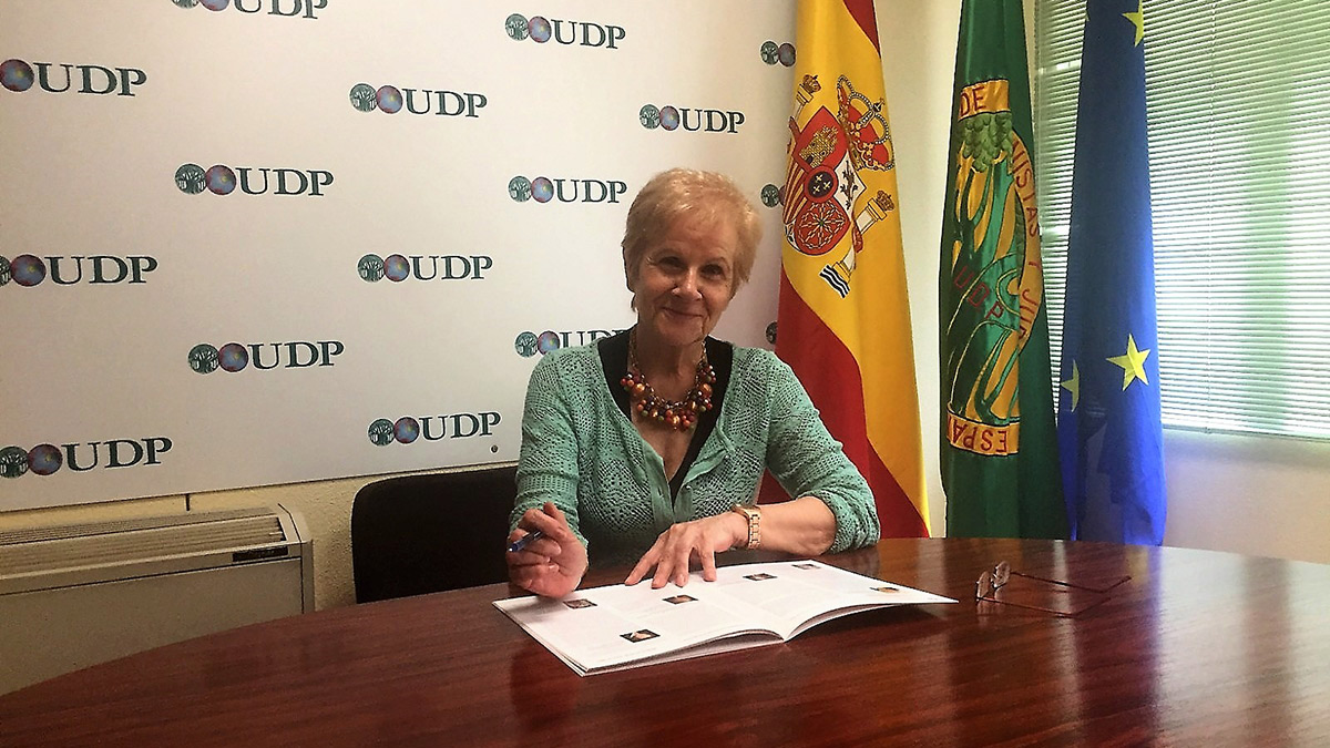 Paca Tricio, en un acto / LA NUEVA CRÓNICA