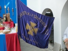 Bandera de la Santa Veracruz FOTO: Raúl Hernández