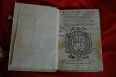 Vida santa Teresa, F. de Ribera, ed. príncipe, Salamanca 1590