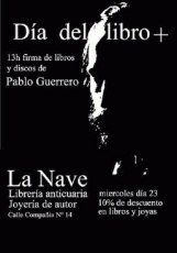 Pablo Guerrero firmará libros y discos en La Nave