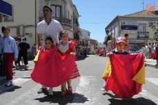 Foto 3 - Los carretones ponen la nota infantil a la Feria de Abril vitigudinense