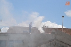 Foto 4 - La acumulación de hollín en una chimenea obliga a intervenir a los Bomberos