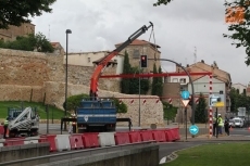 Comienza la rehabilitación del puente Enrique Estevan, que se prolongará durante seis meses