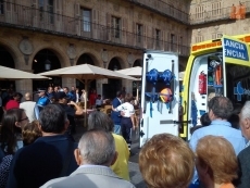 Conmoción por el fallecimiento de un hombre en plena Plaza Mayor
