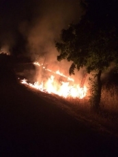 Alarma en el alto del Parador de Turismo por un fuego en sus cercanías