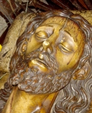 La Cofradía San Nicolás pide ayuda vecinal e institucional para restaurar el Cristo Yacente