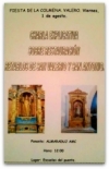 Foto 1 - El equipo de restauración ofrece una charla explicativa sobre los trabajos en los retablos de la...
