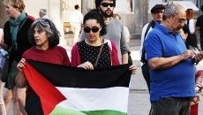 Foto 3 - Activistas salmantinos se manifiestan para denunciar la violencia que sufren los palestinos