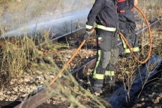 Foto 4 - Un incendio genera una gran humareda en toda la margen izquierda del Tormes