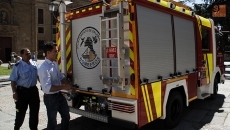Salamanca mejora su servicio de bomberos con un vehículo autobomba ligero