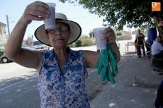 Los zarceños enfilan el final de las fiestas con una paella gigante