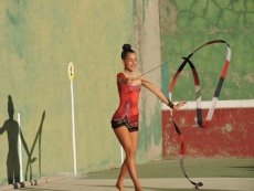 Espectacular exhibición del Club de Gimnasia Rítmica de Salamanca