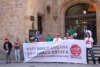 Protesta junto a Caja Duero