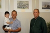 Alberto Navarro, ganador del IV concurso de fotografía, con Agustín García. Foto: Salamaq 