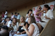 Ambientazo en el palco 21 de SALAMANCArtv AL DÍA y La Mega