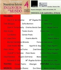 Escritores, actores y músicos salmantinos, en solidaridad con Ciudad Juárez