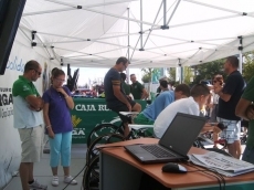 Los visitantes de Salamaq recorren 537 kil&oacute;metros en una jornada en la Bici Solidaria 