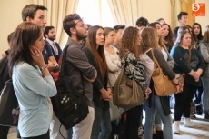 Foto 4 - Recepción a 54 alumnos italianos que estudian español en la ciudad