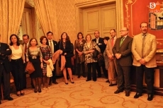 Foto 6 - Los participantes del Congreso Nacional de Alergología visitan el Ayuntamiento