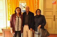 Miembros de la delegación del ECREEE visitan el Ayuntamiento