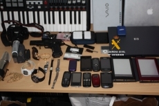 Detenidos cuatro integrantes de un grupo criminal dedicado a robos con fuerza en urbanizaciones de...