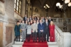 Foto de grupo en la embajada española ante la Santa Sede