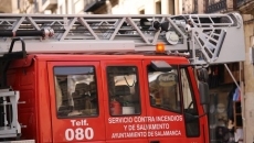 Un simulacro del Parque de Bomberos inunda la ciudad de sirenas