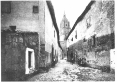 Calle Arcediano desde el huerto de Calixto y Melibea