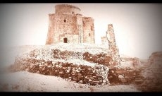 Ruinas del Castillo de los Duques de Alba en 1882