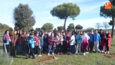 Foto 3 - Alumnos del colegio Severiano Montero comienzan la plantación de 200 árboles