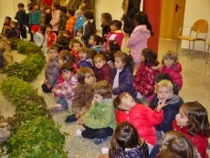 Foto 3 - Visita de los escolares a la Exposición Verde Navidad