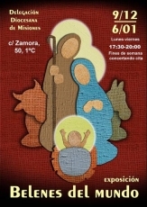 Exposición de belenes del mundo en la Delegación Diocesana de Misiones