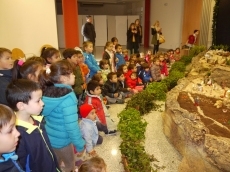 Visita de los escolares a la Exposici&oacute;n Verde Navidad