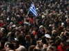 Multitudinaria manifestación en Atenas