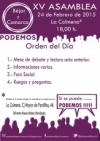 Foto 2 - XV Asamblea del 'Círculo Podemos Béjar y Comarca' hoy martes en la nueva sede de ‘La Colmena’