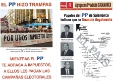 El PSOE no se fía de los medios y buzonea por su cuenta 50.000 ejemplares contra el PP