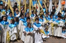 Foto 4 - La Borriquilla procesiona en compañía de cientos de mirobrigenses