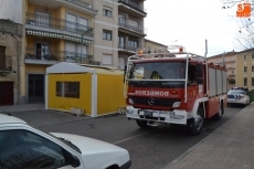 Foto 3 - Un incendio en el almacén de un bar obliga a los Bomberos a movilizarse 