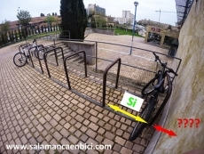 Salamanca en Bici considera desafortunada la solución dada a los aparcamientos para ciclistas en ...
