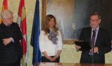 Carmen Sánchez Bellota recibió a los participantes del VI Encuentro Cristiano de Literatura