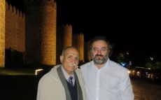 Con Samuel Escobar, por &Aacute;vila y Salamanca