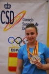 Foto 1 - Iris Sánchez logra tres medallas de plata en los Campeonatos de España Júnior