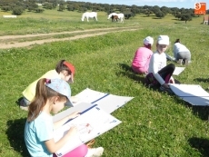 Foto 3 - El CEIP Miguel de Cervantes participa en el Aula de Naturaleza con Venancio Blanco