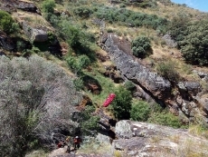 Foto 6 - Rescatada una mujer que realizaba barranquismo en Pereña de la Ribera