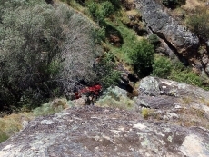 Foto 5 - Rescatada una mujer que realizaba barranquismo en Pereña de la Ribera