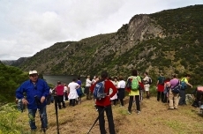 Cerca de 500 personas se adentran en el coraz&oacute;n del Parque Natural Arribes en la X Marcha de...