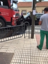 Foto 2 - Un herido grave en una colisión frontal entre un camión y un turismo en Doñinos