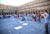 Foto 2 - La Plaza Mayor acoge un teatro que denuncia la situación de los refugiados