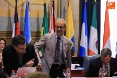 Foto 3 - El rector clausura la reunión del comité directivo de FLACSO