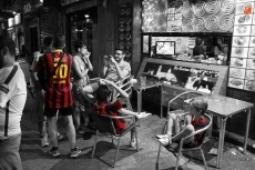 Foto 6 - Los aficionados salmantinos del Barcelona celebran en las calles la Champions